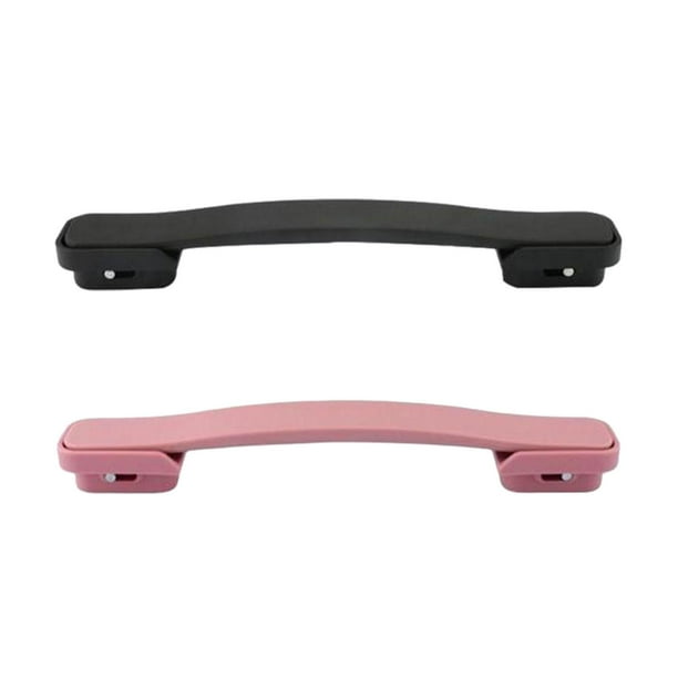 Agarraderas Flexibles para Maleta de 2 Unidades negro y rosa