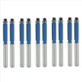 thumbnail image 1 of 10 Piezas de 2,6 Pulgadas de 2 Bordes de Corte Enrasado Bit Router 1/4 Pulgadas X 1/4 Pulgadas para Carpintero, 1 of 8