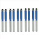 thumbnail image 1 of 10 Piezas de 2,6 Pulgadas de 2 Bordes de Corte Enrasado Bit Router 1/4 Pulgadas X 1/4 Pulgadas para Carpintero, 1 of 5