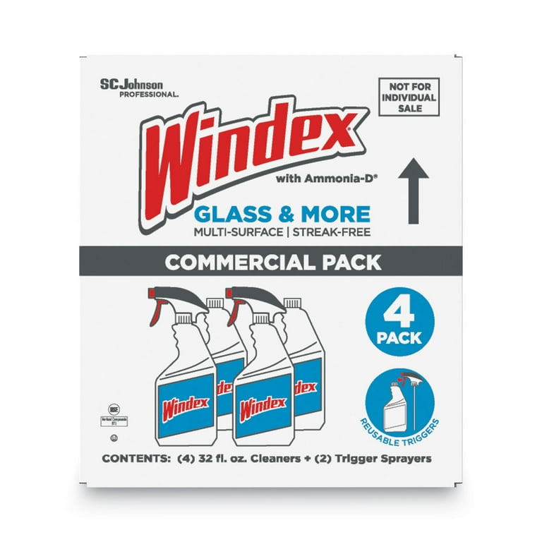 Original Glass Cleaner, Fresh Scent, 32 oz Spray Bottle, 4/Carton Original Glass Cleaner, Fresh Scent, 32 oz Spray Bottle, 4/Carton