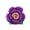Purple, variant on Coollooc Flower Throw Pillow Seating Cushion Floor Pillows Cushions Patio Furniture Cushions Throw Pillow Inserts (30 CM, Multicolor)