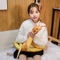 thumbnail image 3 of SANAG 200/300cm Simulation Stuffed Python Children's Toy Plush Animal Snake Toy Home Decoration Gift for Kids and Friends, 3 of 10