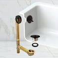 thumbnail image 3 of Westbrass 14" Brass Bathtub Assembly with Trip Lever and Strainer Drain, Oil Rubbed Bronze, 3 of 17
