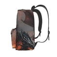thumbnail image 3 of Kdxio Fiery Black Dragon Attack Print Backpack for Students Travel Hiking with Large Capacity Lightweight Design Adjustable Straps and Multi-Pockets, 3 of 8