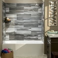thumbnail image 3 of Palisade 23.2in x 11.1in Vinyl Wall Tile Shower Kit in Prado Granite, 3 of 9