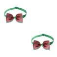 thumbnail image 4 of Billuyoard pajarita cuello Collar mascotas correas accesorios de aseo decoraciones hebilla cinta regalos cachorro Navidad tipo 5 2piezas Billuyoard CBP256257, 4 of 6