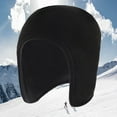 thumbnail image 3 of Breathable Ear Flap Cap Lock Temperature Fleece Comfortable Solid Unisex Warm Hat for Winter, 3 of 6