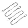 thumbnail image 1 of Unique Bargains 16'x0.28' Purse Chain Strap, 2Pack Purse Handle Shoulder Bags Replacement Strap, Silver, 1 of 5