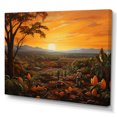 thumbnail image 2 of Designart "Chocolate Harvest Tones In Amber I" cacao Canvas Prints, 2 of 7