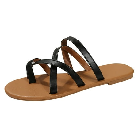 

Youmylove Women Wedges Shoes Elastic Band Casual Bohemian Sandals Boho Sandals Flip Flops Summer Comfy Beach Outdoor Walking Footwear