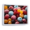 thumbnail image 2 of Designart "Art Candy Colorful Pop art painting I" Food & Beverage Floater Framed Canvas Wall Art, 2 of 7