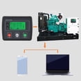 thumbnail image 1 of Controlador de generador, controlador de generador con pantalla LCD, controlador automático de falla de red, controlador de generador diésel, elegante y moderno, 1 of 9