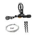 thumbnail image 4 of DYNWAVECA Dropper Post Lever Adjustable Control Remote Accessory Mechanical Seatpost Remote Lever Shifter with Cable for Riding black 22.2mm, 4 of 10