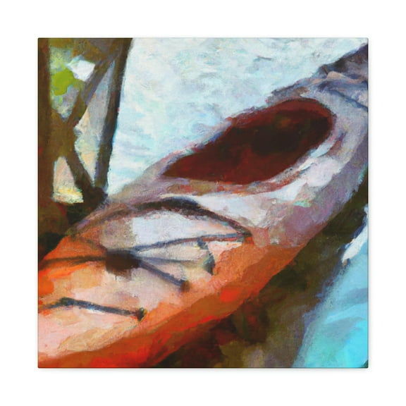 Kayak on Vibrant Waves - Canvas