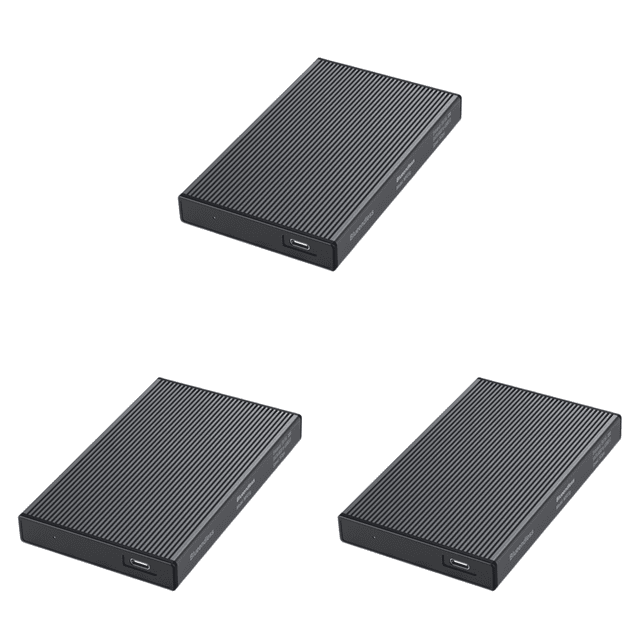 Likrtyny Herramientas caja disco duro Estuche HDD SSD para SSD HDD 2 5 pulgadas (Tipo-C)