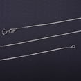 thumbnail image 2 of Elegant 0.8mm Super Thin Box Chain Italian Crafted Chain 16 18 Inch Jewelry, 2 of 8