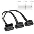 thumbnail image 2 of Conector de cable OBD2, adaptador de conector de cable de extensión de diagnóstico convertido 2 en 1 para coche OBD2 de 16 pines, 2 of 4