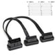 thumbnail image 1 of Cable de extensión de conector Y plano y delgado, divisor Obd2 macho a hembra doble de 16 pines, 1 of 2
