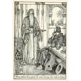 thumbnail image 2 of Herbert Cole 11x14 Gold Ornate Wood Frame and Double Matted Museum Art Print Titled - A Child's Book of Warriors Pl 16 (1907), 2 of 4