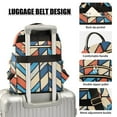 thumbnail image 3 of FORMRS Mini Backpack Purse for Women Quilted Travel Daypack Casual Shoulder Bag, Blue Geometric, 3 of 7