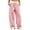 Pink, variant on Guluxicc Women's Sweat Pants with Pockets Elastic Waist Drawstring Long Wide Leg Trousers for Everyday Fall Winter