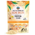 thumbnail image 1 of Paradise Naturals 100% Grass-Fed Organic Beef Bone Broth Protein Powder, Active Probiotics, Collagen Peptide Rich, 15g Protein, Non-GMO, Low Sodium, Healthy Skin, Gut Health, Paleo Keto, No Gluten, 1 of 5