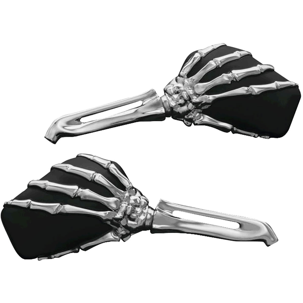 Kuryakyn Skeleton Hand Mirrors Street Motorcycle Accessories
