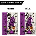 thumbnail image 2 of Gnome Halloween Garden Flags for Outside, Fall Halloween Welcome Garden Flags 12x18 Double Sided, Pumpkin Ghost Gnome Small Holiday Lawn Flags, Winter Gnomes Decorations for Yard Farmhouse, 2 of 6