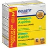 Equate Aspirin Low Dose Tablets, 250 Count, 2 Pack, Spanish
