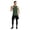 Olive Green, variant on Active Men's Muscle Workout Tank Top with Deep Armholes and Lightweight Breathable Fabric - X Large, White