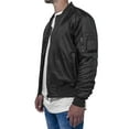 thumbnail image 3 of Build Your Brand Mens Contrast Bomber Jacket, 3 of 5