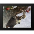 thumbnail image 2 of Vest, Chris 18x15 Black Modern Framed Museum Art Print Titled - Apple Deer, 2 of 5