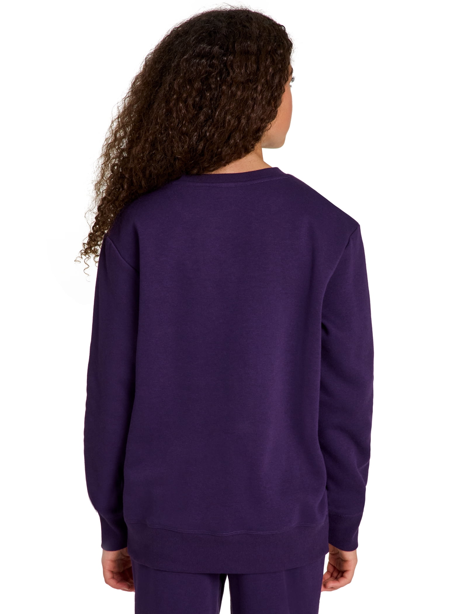 Reebok Girl's Game Day Fleece Crewneck, Sizes 4-18