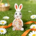 thumbnail image 2 of dajkiuy Easter Bunny Figurines, Foam Rabbits Decor for Party Home Holiday Cute Rabbit Easter Day Decorations, 2 of 6