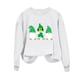 thumbnail image 4 of Herrnalise - Sudadera con estampado de trébol del Día de San Patricio para mujer, sudadera con trébol irlandés, suéter holgado de manga larga, prepárate para la grandeza por menos, 4 of 4