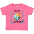 thumbnail image 3 of Inktastic Happy Hanukkah Dreidel and Laurels Boys or Girls Toddler T-Shirt, 3 of 5