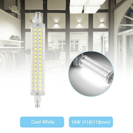 30w Led White Flood Light LED Flood Light R7S 118mm Bulb 16W 2835 SMD Replacement Halogen Lamps Warm White/White Light ()