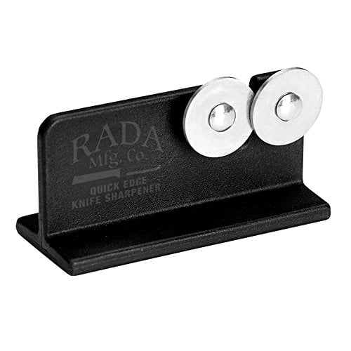 Rada Cutlery Quick Edge Knife Sharpener Stainless Steel Wheels Made