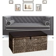 thumbnail image 2 of 38" Gray Manufactured Wood And Metal Rectangular Coffee Table, 2 of 6