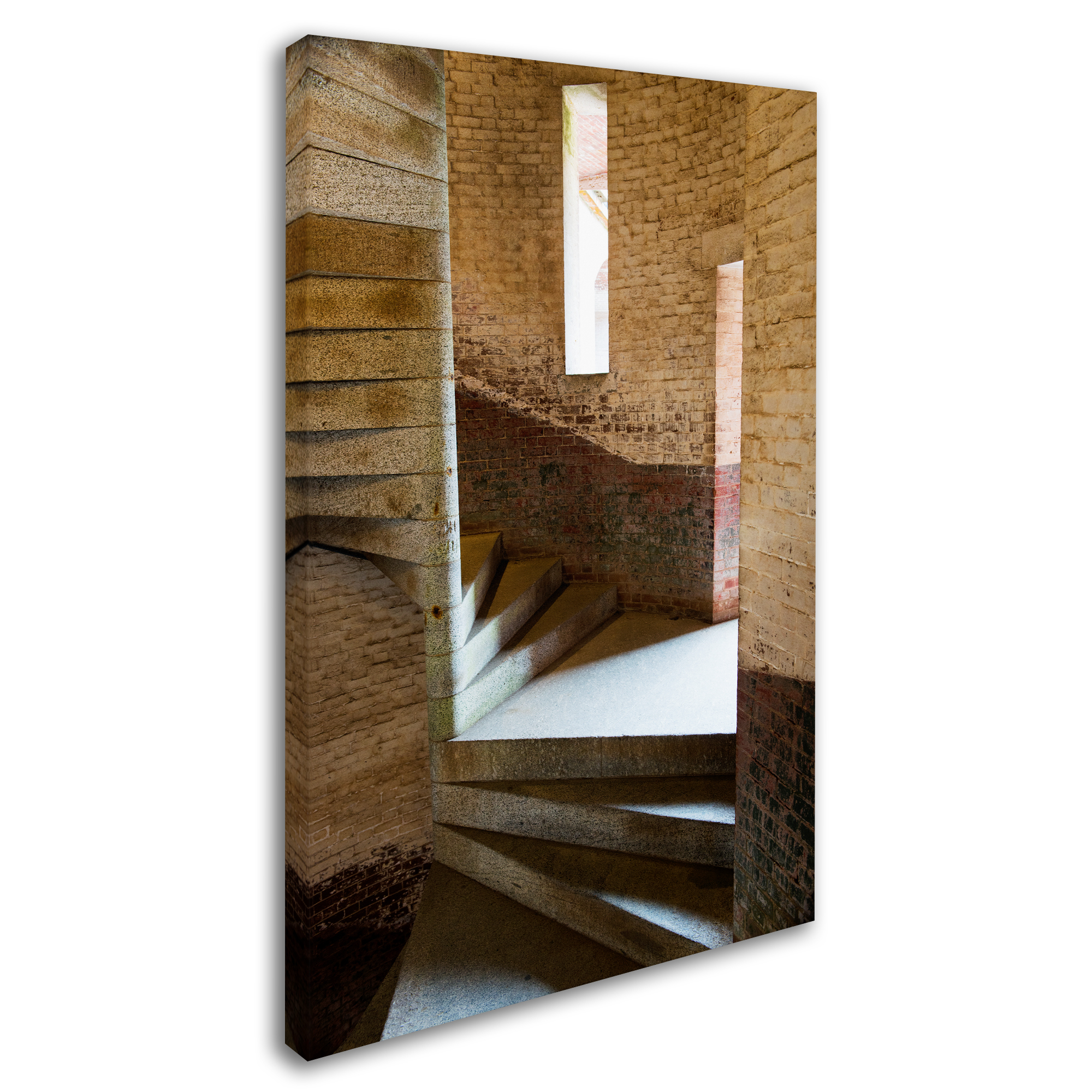 Trademark Fine Art 'Spiral Staircase' Canvas Art by Lance Kuehne