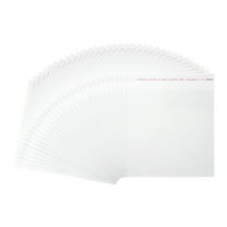 Uxcell 100 Pcs Cellophanes Bags, 5.1 x 5.1 Inch Self-Adhesive Cookies Treat Bags with Seal Resealable Gift Wrap for Packaging Candy Goodie Favors Gift Giving, Clear