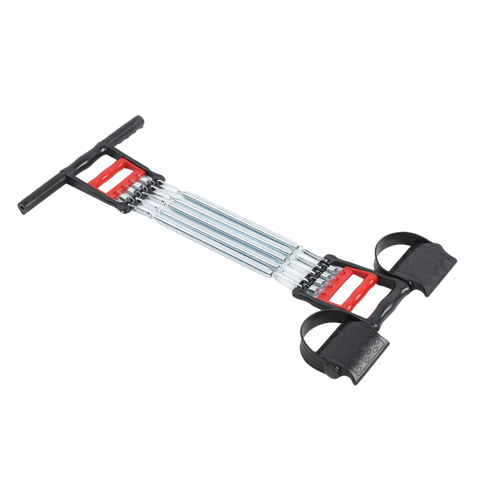 M Buder Multifunction Pedal Spring Chest Expander Three Purpose Fitness Equipment Removable Chest-Expanding Trainer for Home Gym Workouts Strength Training Elastic Band Pedal Puller