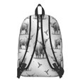 thumbnail image 3 of Highland Cow and Hummingbird Print Backpack for School, Cute School Bag with Adjustable Shoulder Straps and Padded Back, 15.7"x11.8"x5.5", 3 of 5