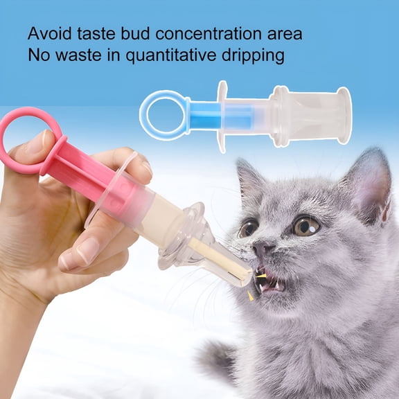 ACDANC Pet Pill Feeder Clear Scale Detachable Food Grade BPA Free Anti-choke Universal Cat Dog Feeding Oral Syringe Pet Supplies
