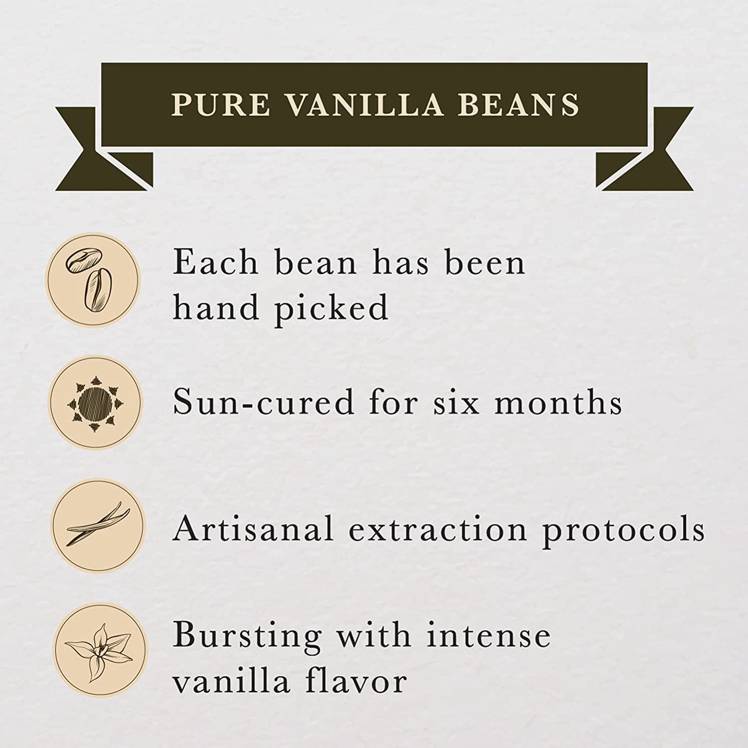 Pack of 6 Cooks Palm Extract Pure Organic Vanilla 4 oz