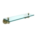thumbnail image 2 of Allied Brass AP-1/16-BKM Astor Place 16 inch Glass Vanity Shelf with Beveled Edges, Matte Black, 2 of 6