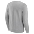 thumbnail image 3 of Men's Fanatics Heather Gray Kansas City Chiefs Chance Throwback Fleece Pullover Sweatshirt, 3 of 3