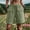 Army Green, variant on Bermuda Shorts For Women Summer Solid Pocket Knee Length Office Casual Travel Weekend Resort Everyday Style Packable Travel Choice Weekend Ready Look Army Green M