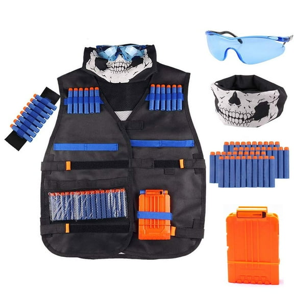 Kit de chaleco táctico Wowang para pistolas Nerf N-Strike Elite con Acc