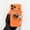 Orange, variant on For iPhone 14 Phone Case,With 360° Rotatable Ring Kickstand,Built-in Camera Lens Protector,With Back Circular Make-up Mirror Design,Shokcproof Non-Slip Rugged Phone Case,Winered